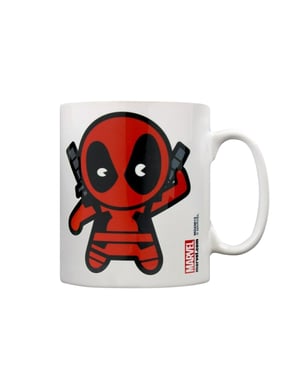 Marvel Kawaii Deadpool mok (Wit/rood)