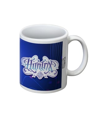 K-Pop Demon Hunters Huntrix Logo 325ml Mok (Wit/Blauw)