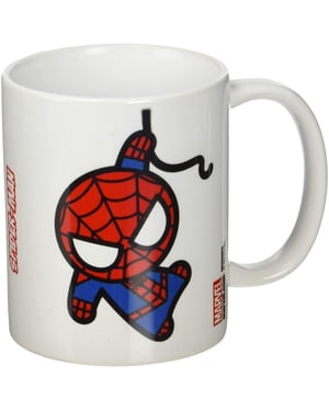 Marvel Kawaii Spider-Man mok (Wit/Rood/Blauw)