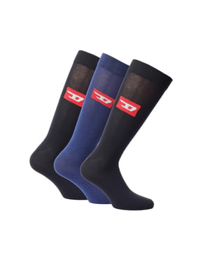 Diesel Unisex Volwassen Skm Sokken (Verpakking van 3) (Zwart/Blauw)