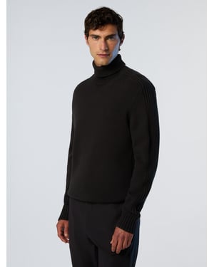 North Sails Trui Coltrui met ribbels