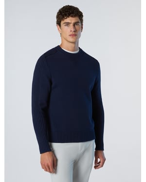 North Sails Trui Ronde hals met ribbels