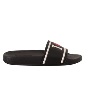 I Love Slides Heren Zwarte Slippers