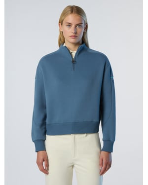 North Sails Sweatshirt met halve rits Winter fleece