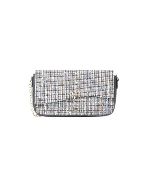 Faina Clutch/avondtasje Dames Zwart Veelkleurig
