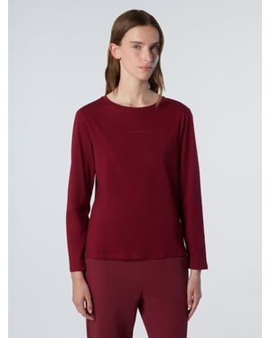 North Sails T-shirt met lange mouwen Met verhoogd logo