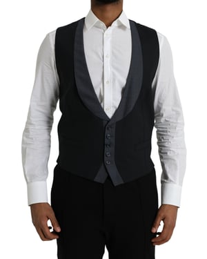 Klassieke Pasvorm Sjaalkraag Gilet