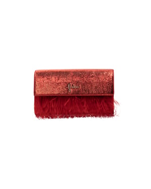 Faina Clutch/avondtasje Dames rood