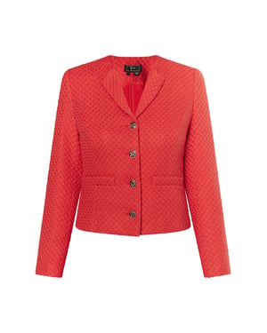 Faina Bouclé jasje Dames rood