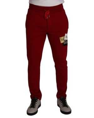 Logoprint Joggingbroek Bordeaux