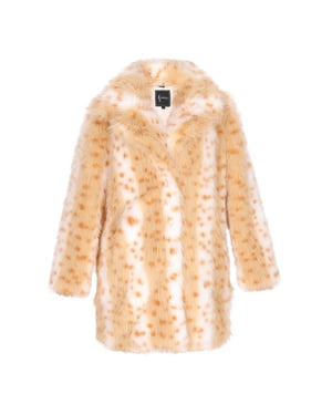 Faina jas Dames Bruin Veelkleurig