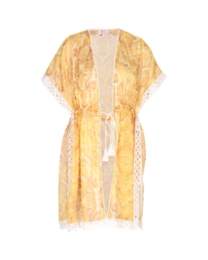 IZIA Kimono Dames geel