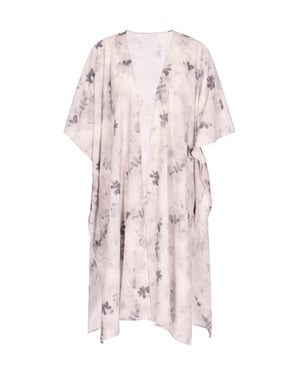 usha Kimono Dames Grijs Veelkleurig