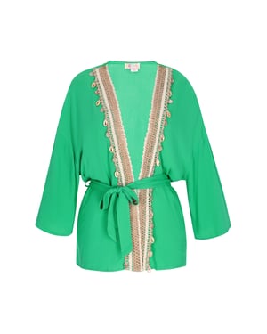 IZIA Kimono Dames groente