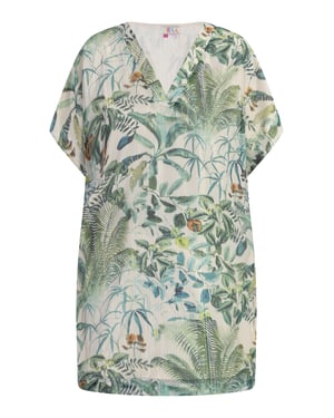 IZIA Tuniek met fantasiegaren Dames Jungle-print