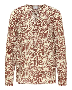 usha Tuniek Dames Bruin Wit