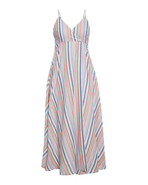 IZIA Jurk Dames Blauw Veelkleurig
