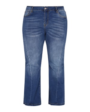 IZIA Plussize broek vrouwen donkerblauw