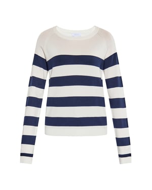 usha Jumper Dames wit + marine