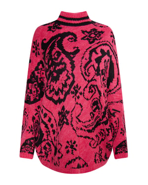 usha Poncho-trui Dames rood