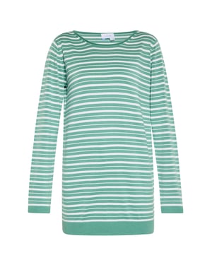 usha Jumper Dames LICHTGROEN WIT