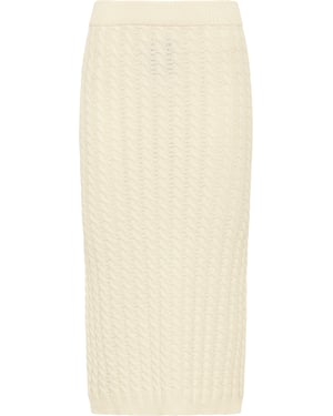 Faina gebreide rok Dames champagne