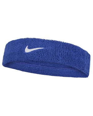 Nike Klassieke Swoosh Hoofdband (Koningsblauw/Wit)