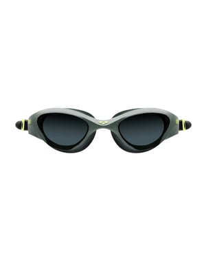 Arena Unisex zwembril The One voor volwassenen (Rook/Groen/Zwart)