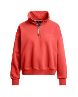 Parajumpers Zendaya Cherry Red Half Zip Sweatshirt