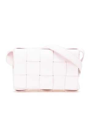 De Intrecciato Schoudertas met Pouch