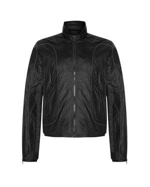 Diesel Heren Motorcrossstijl Track Jacket (Zwart)