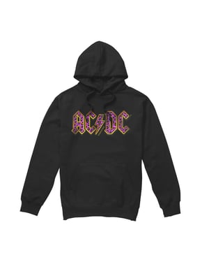 AC/DC Heren Animal Print Hoodie (Zwart)