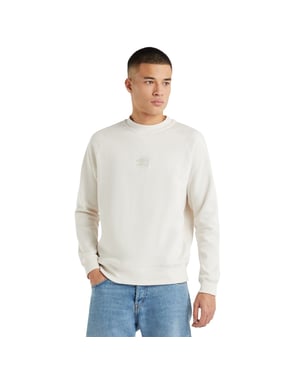Umbro Heren Logo Sweatshirt (Wit zand)