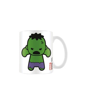 Marvel Kawaii Hulk Mok (Wit/Groen)