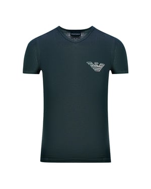 Emporio Armani Herenlogo T-Shirt (Zwart)