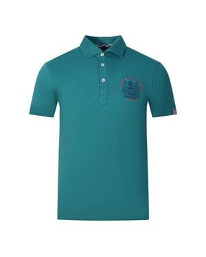 Aquascutum Volwassen Unisex Aldis London Logo Poloshirt (Zeegroen)