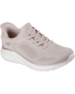 Skechers BOBS Sport Squad Chaos Textiel Dames Natuur/Gouden Standaard Sneakers