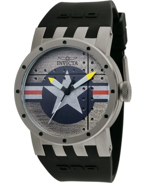 Invicta DNA 11649 Heren Horloge - Quartz Uurwerk - Roestvrij Staal met grijze Wijzerplaat - 46mm