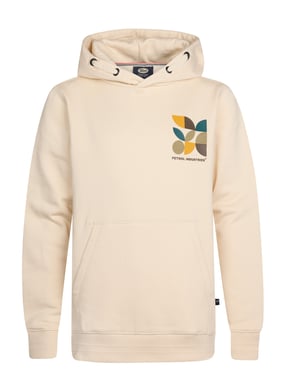 Petrol Industries - Jongens Backprint Hoodie Hood - Geel