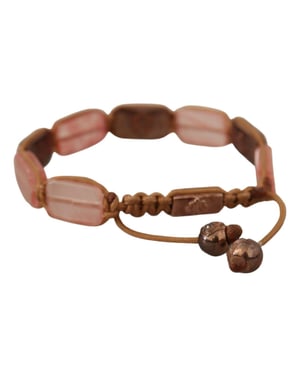 Nialaya multicolor kristallen logo verfraaide verstelbare damesarmband