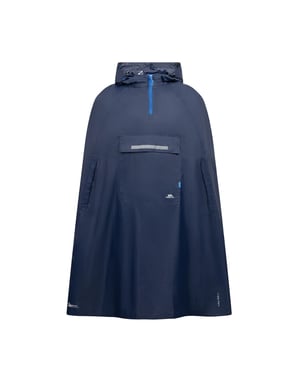 Trespass - Unisex Qikpac Waterdichte Opbergbare Poncho met Capuchon (Marine)