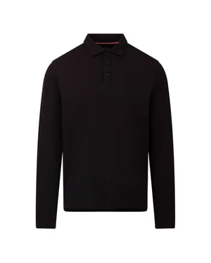 Trespass Heren Leblanc Poloshirt met lange mouwen (Zwart)