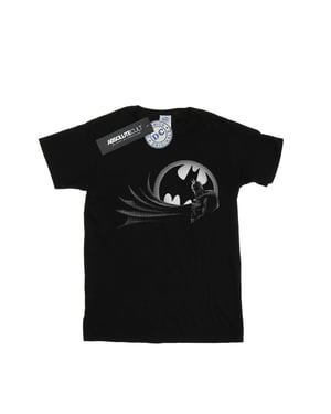 DC Comics Heren Batman Spot T-Shirt (Zwart)