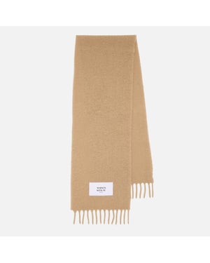 Accessoires Maison Kitsune Baby Alpaca Sjaal in Beige
