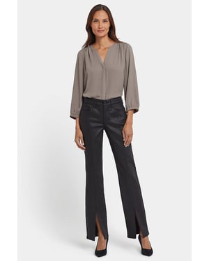 Gecoate Marilyn Straight Jeans | Zwart Gecoat