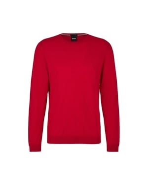 Hugo Boss Heren Leno-P Trui (Rood)
