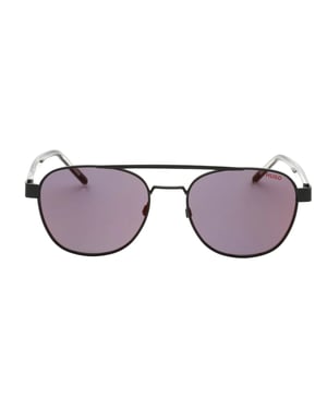 Hugo Boss Heren HG 1196/S 003 AO Zonnebril (Mat Zwart/Rood)