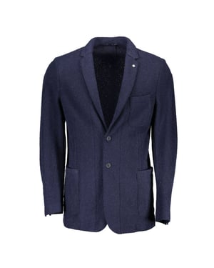 Wollen Blazer Klassieke Schoudernok