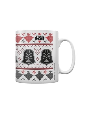Star Wars Darth Vader Kerstmok (Wit/zwart/rood)