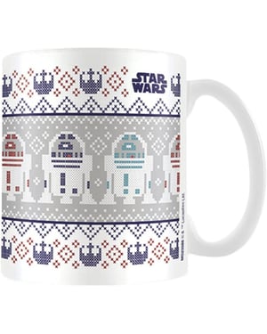Star Wars Kerstmis R2-D2 mok (Veelkleurig)